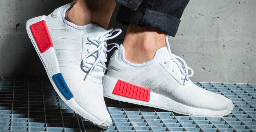 Białe buty adidas NMD